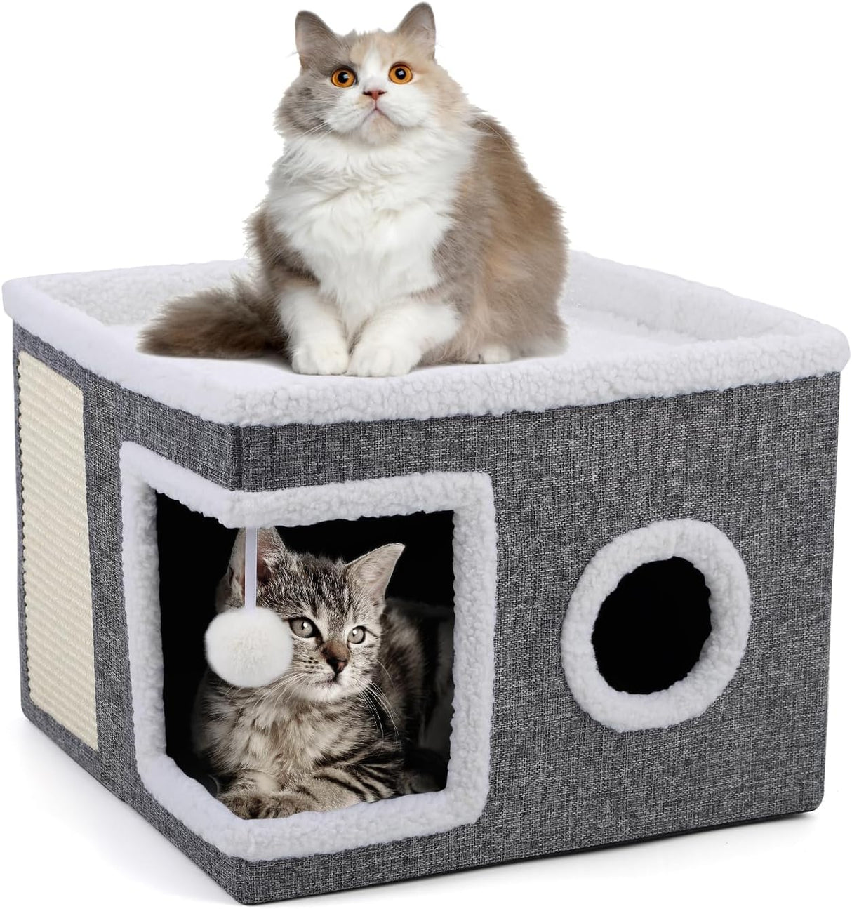Cueva para Gatos, Marca X, con cojines suaves, Modelo Y