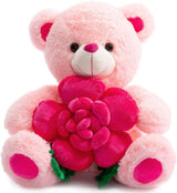 Osito de Peluche BEJOY con Rosa, 16 Pulgadas, Día de San Valentín