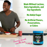 Orgain Collágeno Keto con MCT, Vanilla, Paleo, 0.88 lb