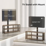 Soporte de TV Rolanstar con Montaje y Salida de Poder, Ajustable