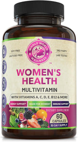 Suplemento Multivitamínico Femenino, Energía y Belleza, 60 Cápsulas