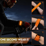 Brazalete LED recargable de alta visibilidad ajustable