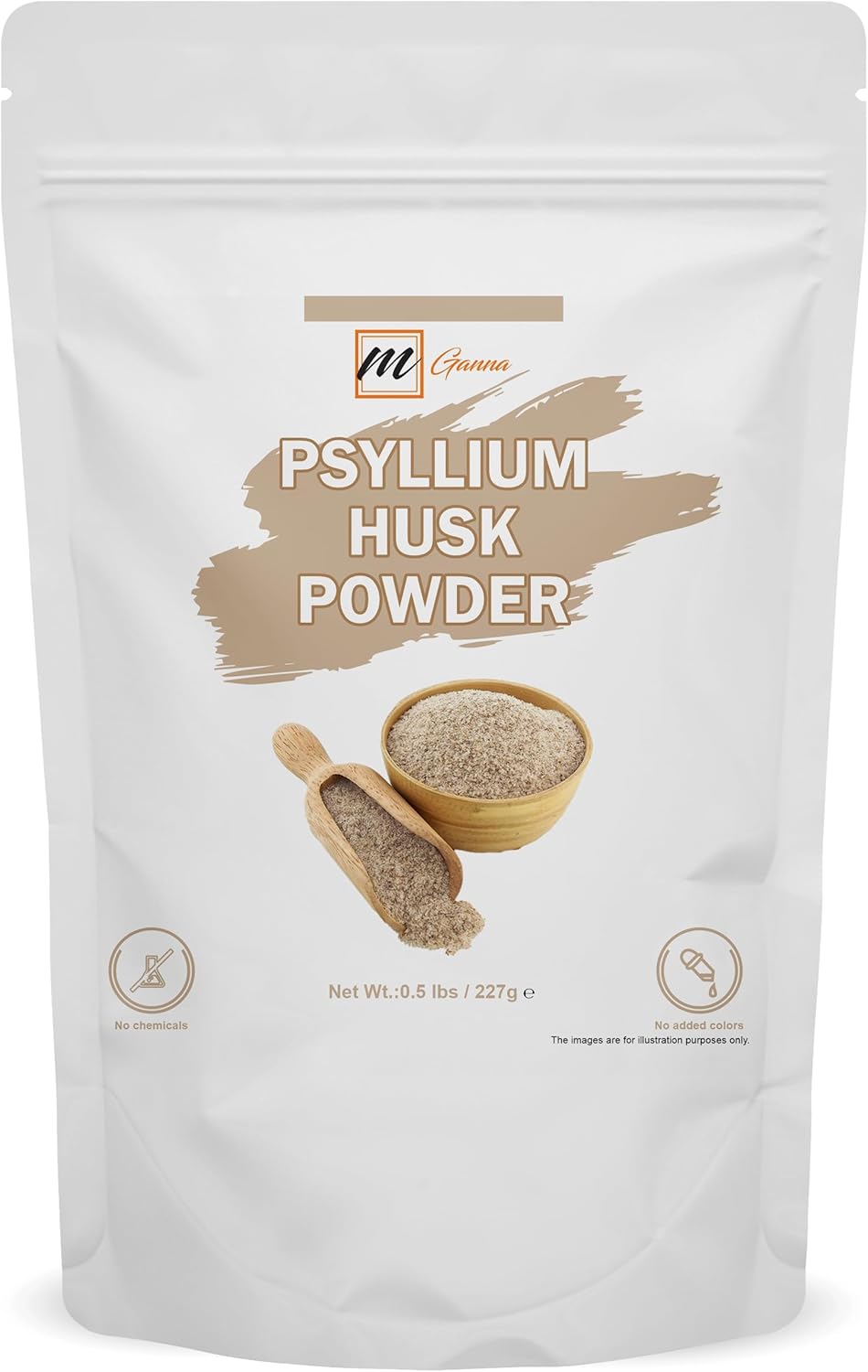 Psyllium Husk Natural 227g - Cuidado de la Piel, Saludable