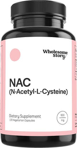 Suplemento NAC Wholesome Story 600 mg | Soporte Salud 120 Caps
