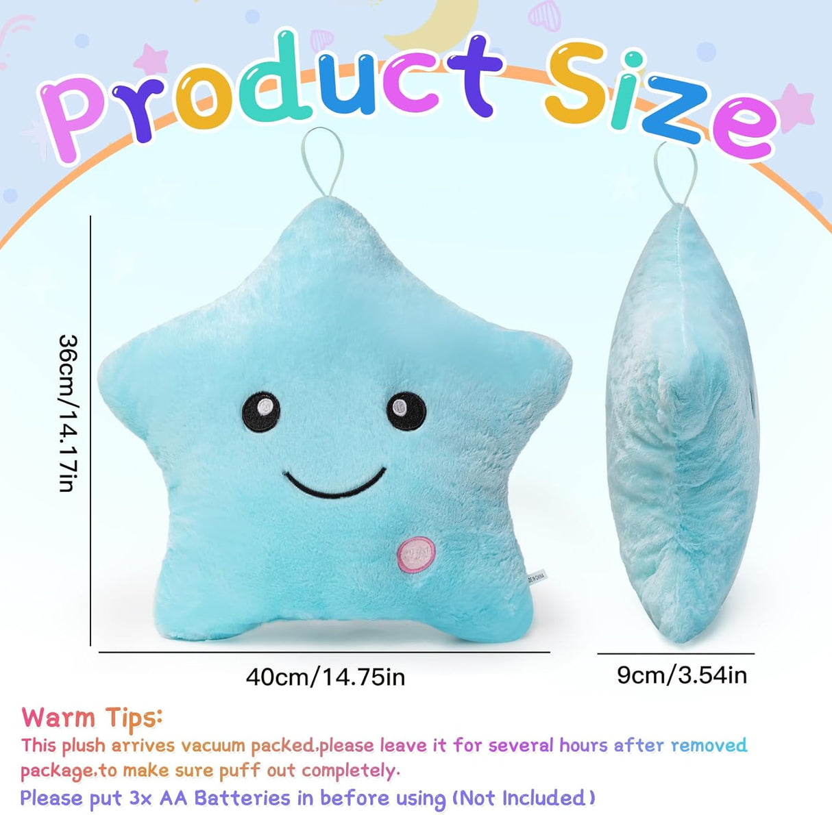 Almohada Juguete Sensory Subao para Autismo, Brillante 14
