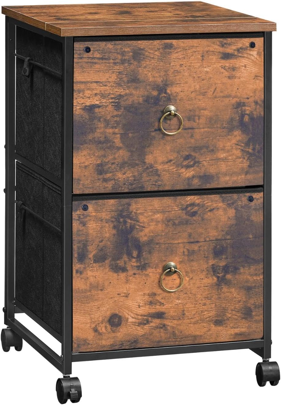 Archivo móvil HOOBRO, 2 cajones, para oficina, modelo BF20WJ01