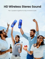 Altavoz Bluetooth IPX7 impermeable, Super Bass, TWS 25W