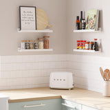 Estanterías Flotantes Wallniture Denver para Decoración Infantil, Set de 4