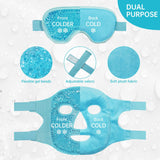 Máscara facial de hielo refrescante  paquete caliente/frío