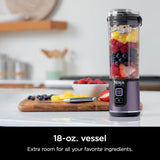 Licuadora Portátil Ninja, 18oz, Recargable USB-C, BC151PL
