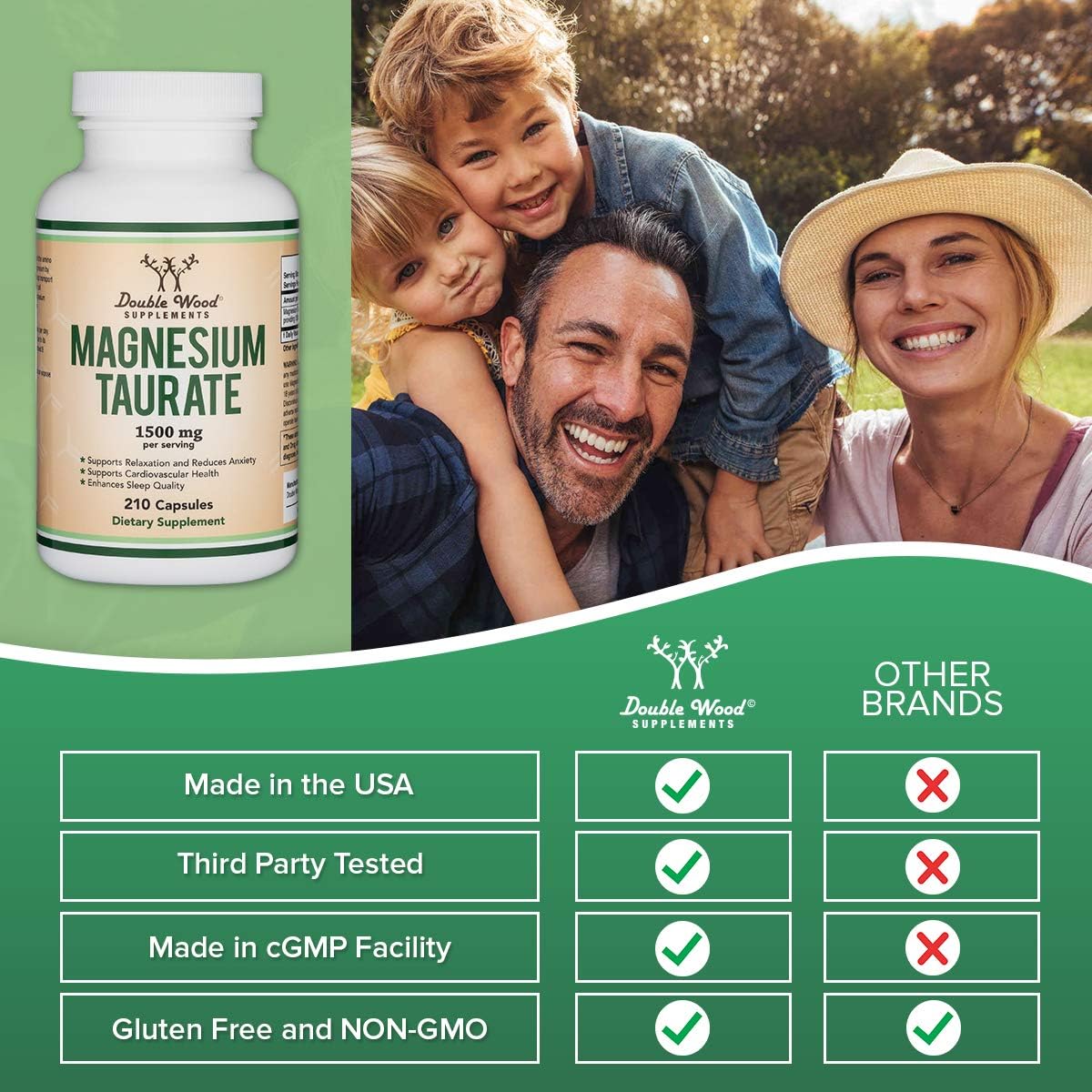 Suplementos Alimenticios de taurato de magnesio para sueño
