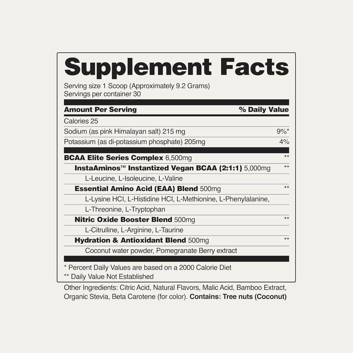 Suplemento BCAA Snap - Energía y Recuperación - 30 Porciones
