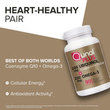Ubiquinol CoQ10 100 mg con Omega 3, Salud Cardíaca, 90 Uds