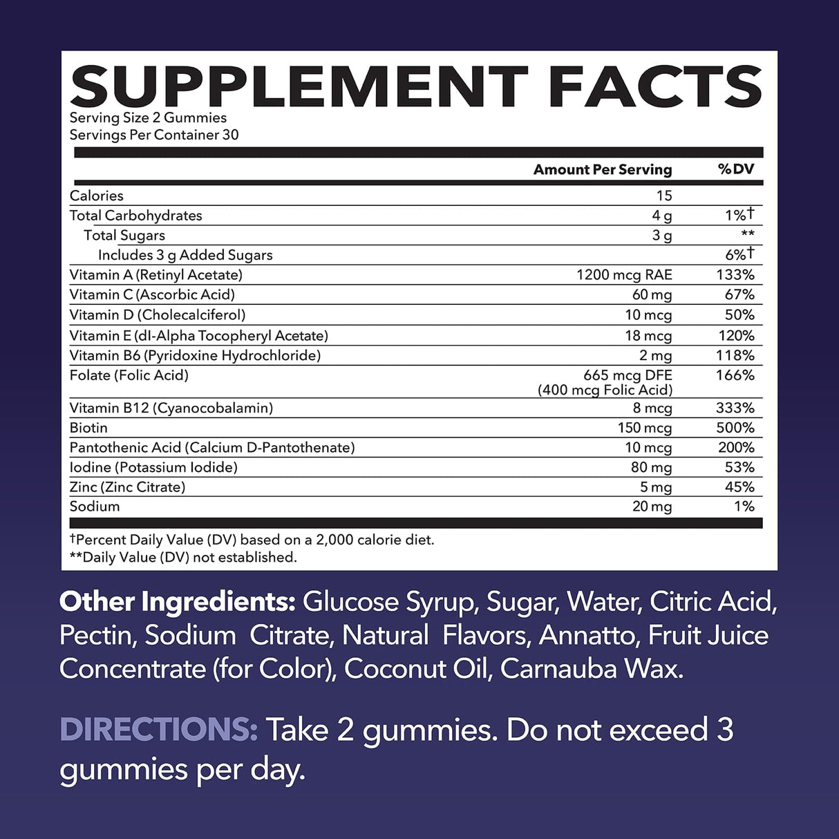 Gomitas multivitamínicas para todos, con vitaminas y minerales