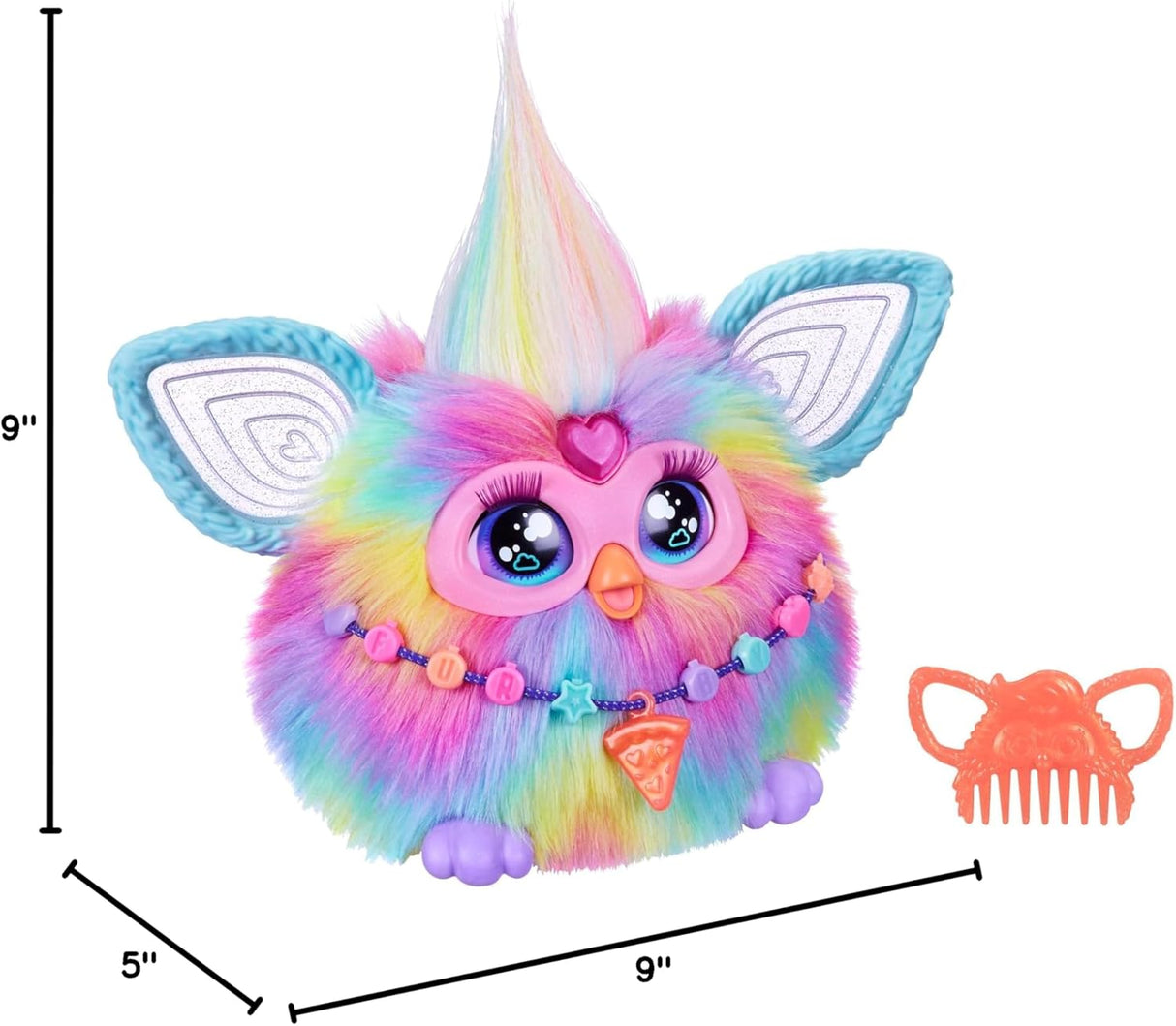 Juguete  Furby Tie Dye, Interactivo con Accesorios, 15 Acc.