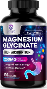 Magnesio Glicinato Chelado, Apoyo Total, 120 Tabletas