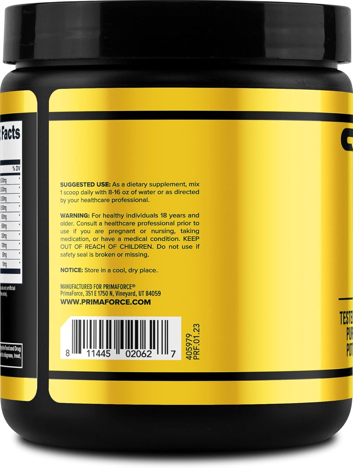 Primaforce EAA Powder Amino Esenciales Pre/Intra Workout 30 Servs