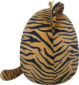Peluche tigre marrón de 14 pulgadas con corona Squishmallows