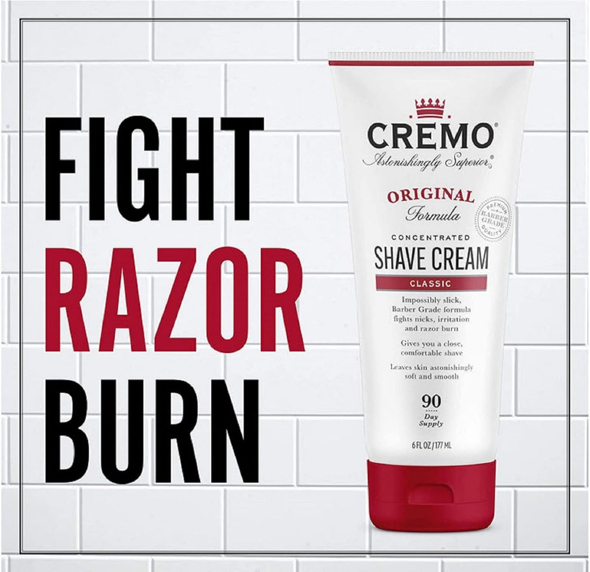 Crema refrescante para el afeitado Cremo