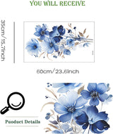 Stickers de Pared Flores Sacinora, Vinilo Removible para Habitaciones