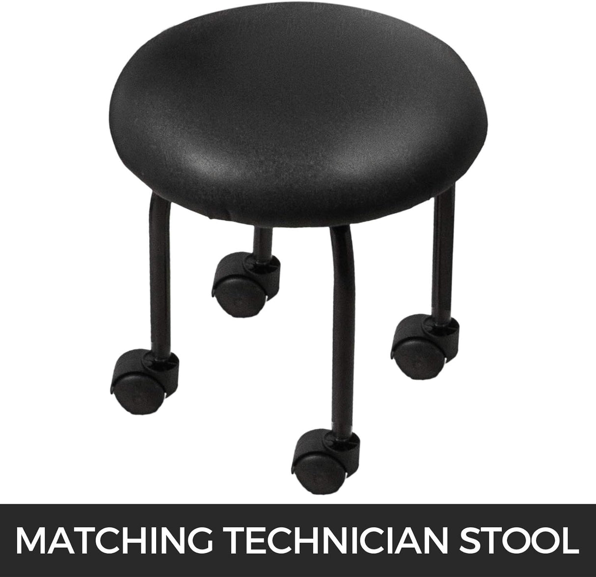 Happybuy Unidad de pedicura de spa ajustable de limpiar negro