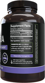 Suplementos PURE  GABA (365 cápsulas) sin magnesio