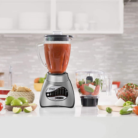 Licuadora Oster Classic 16 velocidades con procesador de alimentos