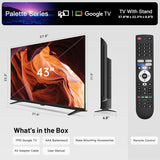 Televisor FPD 43 Smart TV 1080p, HDR10, Dolby Audio, CG43-P3