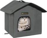 Casa para Gatos Exterior Rest-Eazzzy, Aislada y Resistente, S