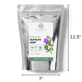 Suplemento té de hojas de alfalfa orgánica  de 4 onzas 3.99o