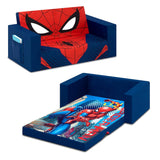 Silla transformable en cama para niños, diseño de Spider-Man