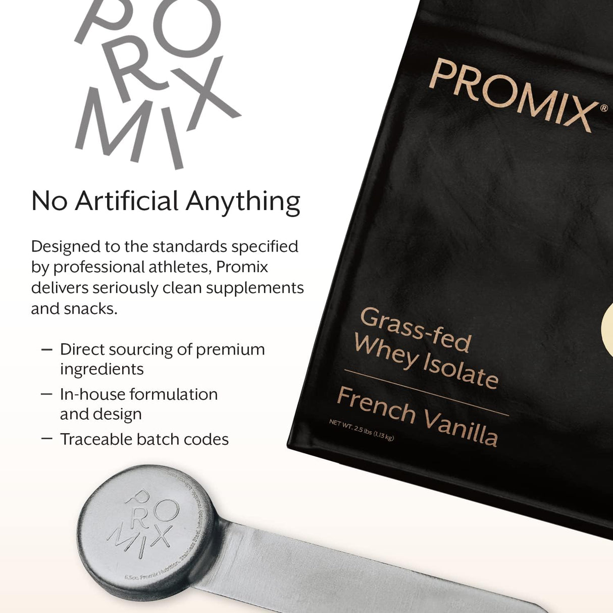 ProMix Nutrition Proteína de Suero Aislada, Vacuno, 2.5 lb