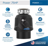 Triturador de desperdicios HP ‎POWER 0.75HP In Sink Erator