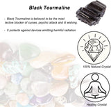 Cristales de Turmalina Negra Crudos, 1.25-2.0" para Sanación