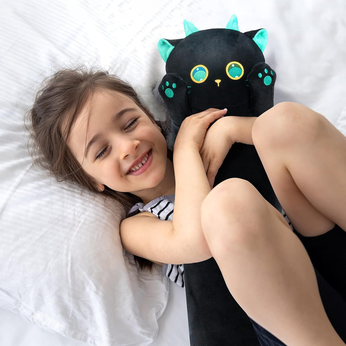 Peluche de gato color negro 20 pulgadas