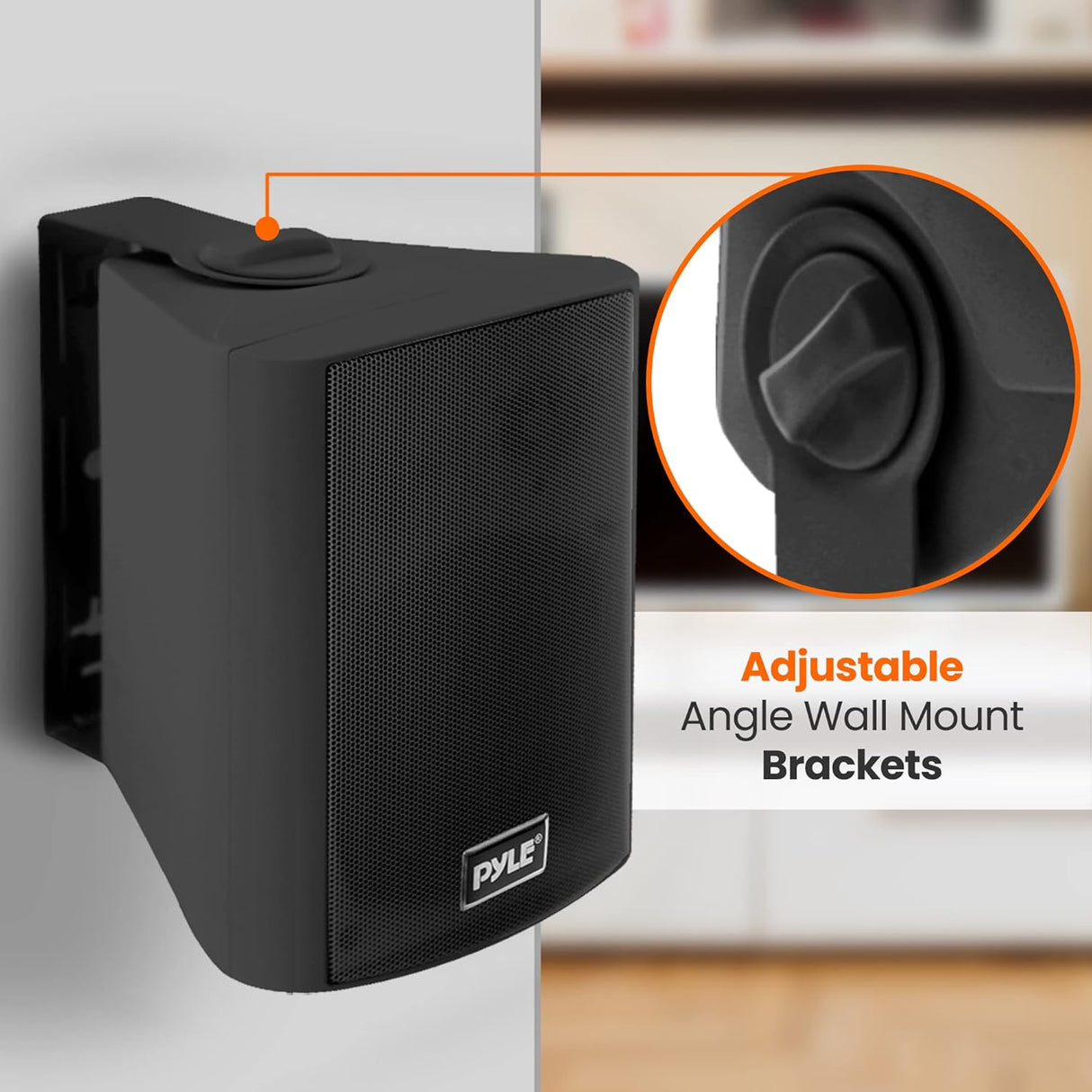 Parlantes para el hoga montaje pared PYLE-HOME PDWR52BTBK