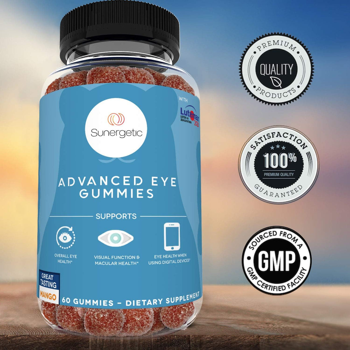 Suplementos  de apoyo ocular  de los ojos