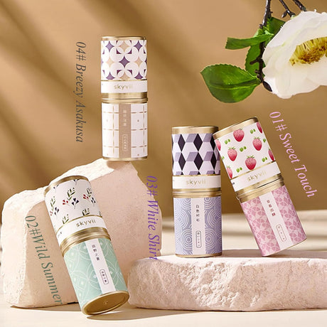 Perfume Sólido Portátil, Natural para Hombres y Mujeres