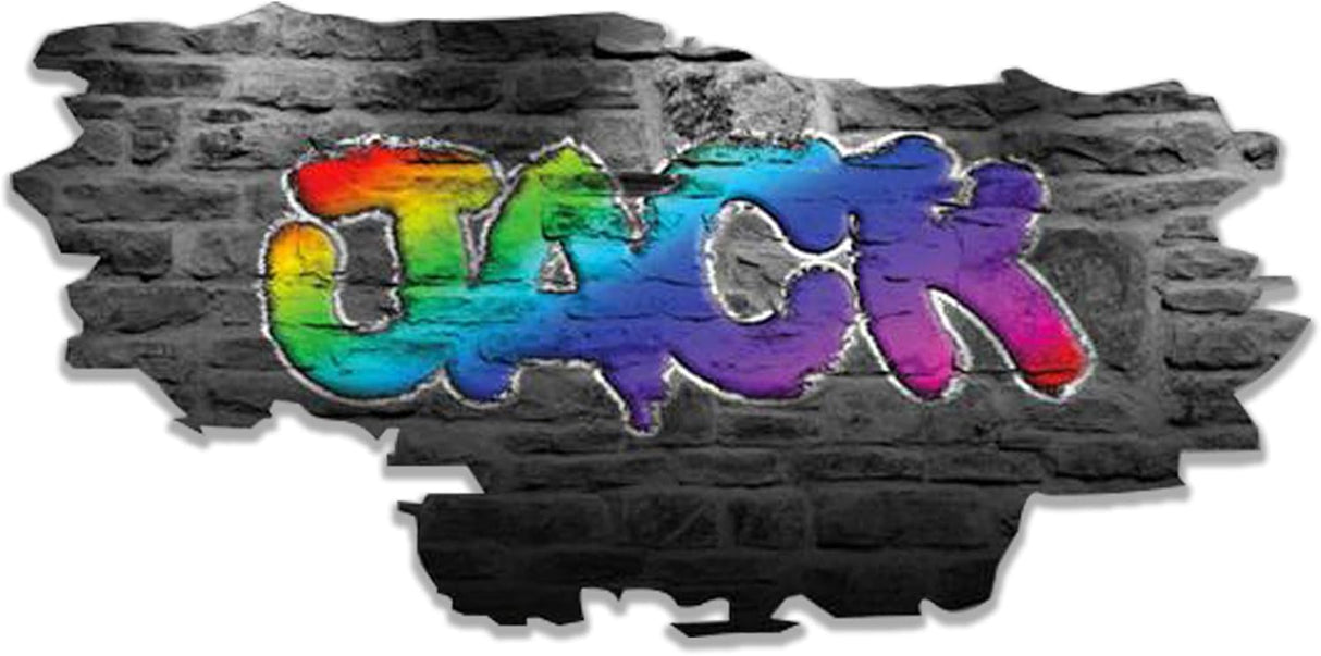 Vinilo Personalizado 3D Graffiti | Decoración Removible MYS105-Medio