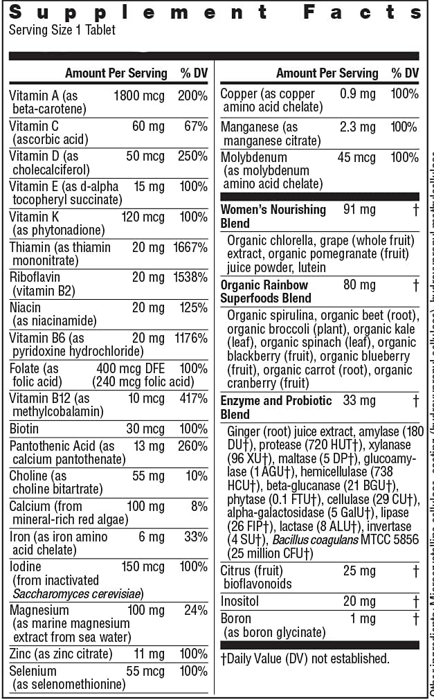 Suplementos Alimenticios Multivitamínico con vitamina C