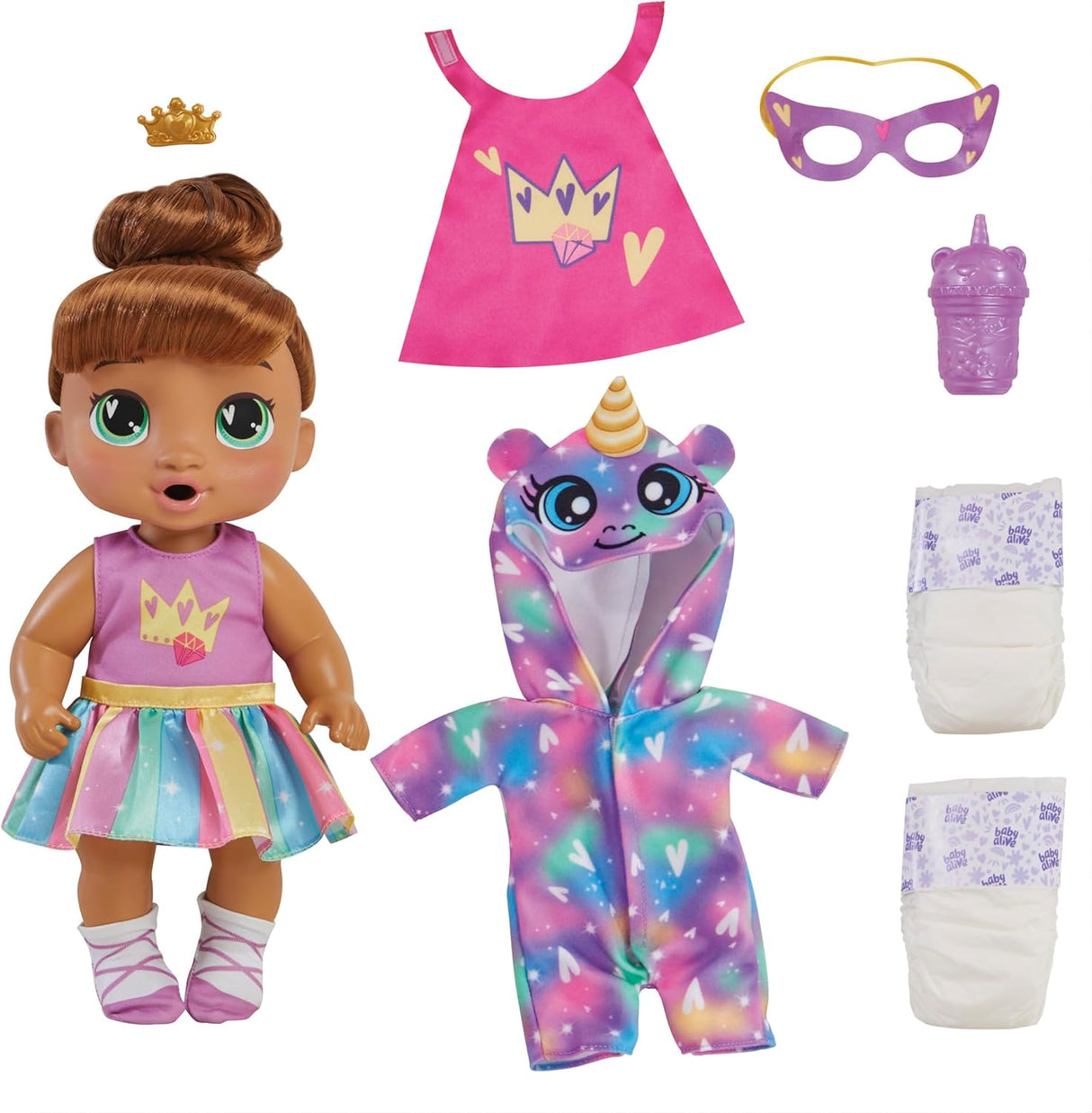 Muñeca Baby Alive Sophia Super BFF Dress Up, 11, Amazon Exclusive