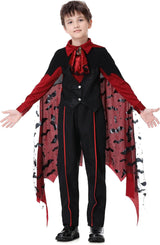 Disfraz de Vampiro para Niños, Bat Cape, Halloween Cosplay