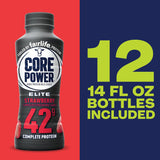 Batido de Proteína Core Power Elite, 42g, 14oz, Paquete de 12