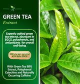 Extracto de Té Verde Potente con EGCG, Energía y Defensa Natural