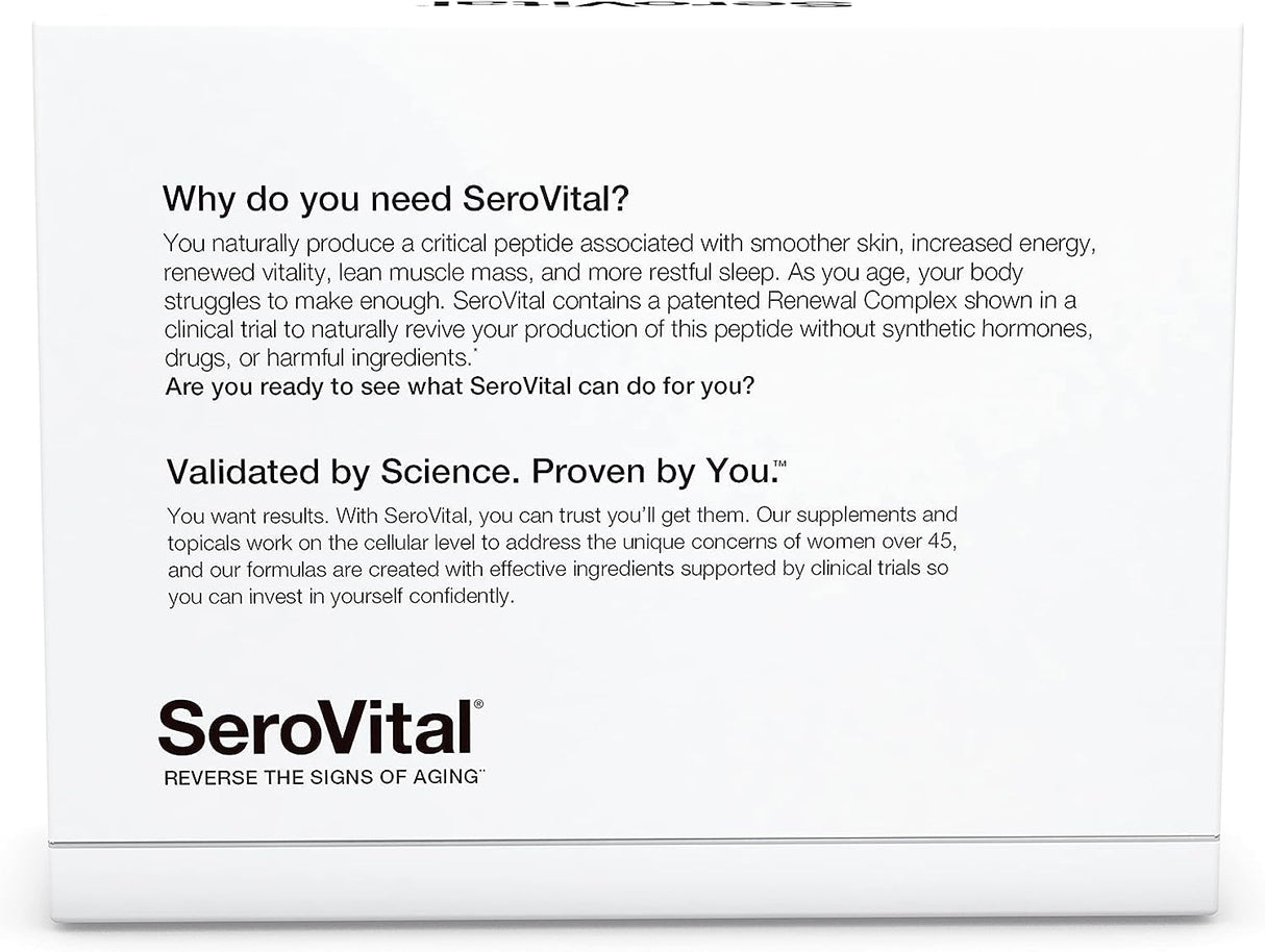 Suplemento Serovital Renewal Complex de péptidos críticos