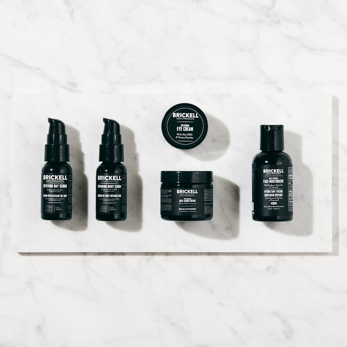 Rutina antienvejecimiento completa para hombre Brickell Men