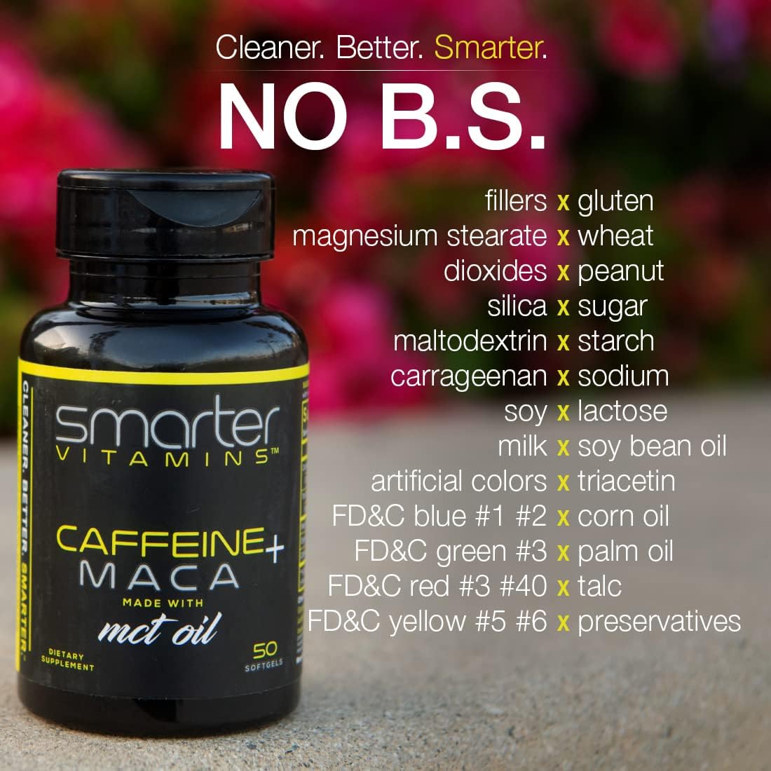 Energizantes con Cafeína y MCT, 50 Softgels