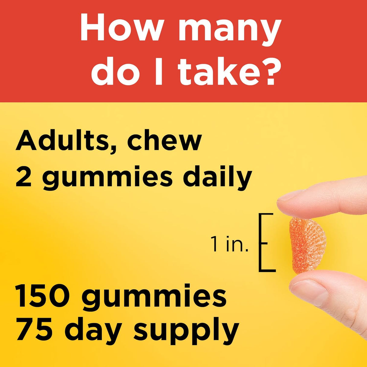 Suplemento Vitamina C Gomitas para adultos 250 mg 150 und