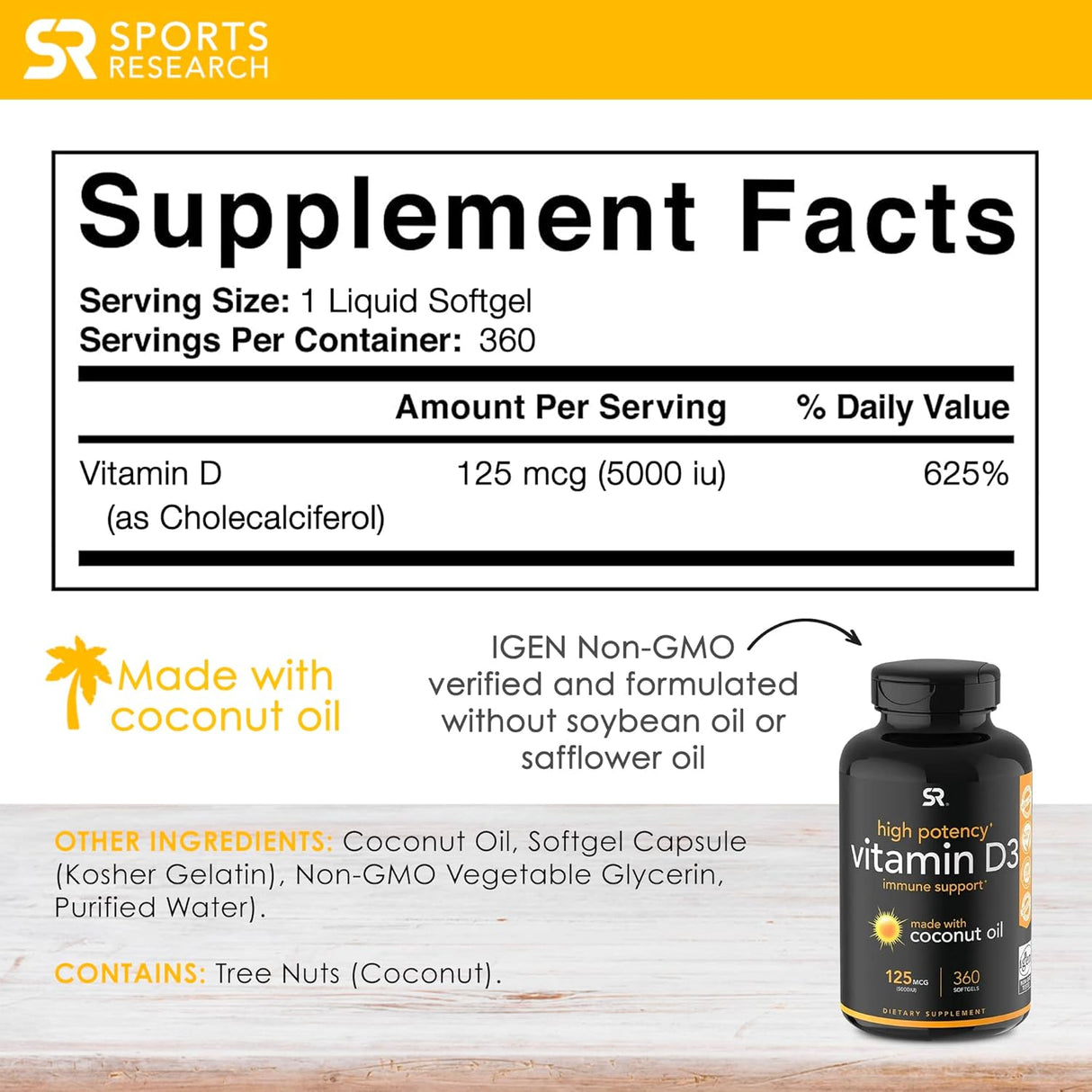 Suplementos Alimenticios de Vitamina D3