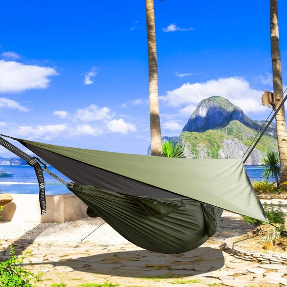 Hamaca Grande G4Free con Mosquitera y Tarp para Camping